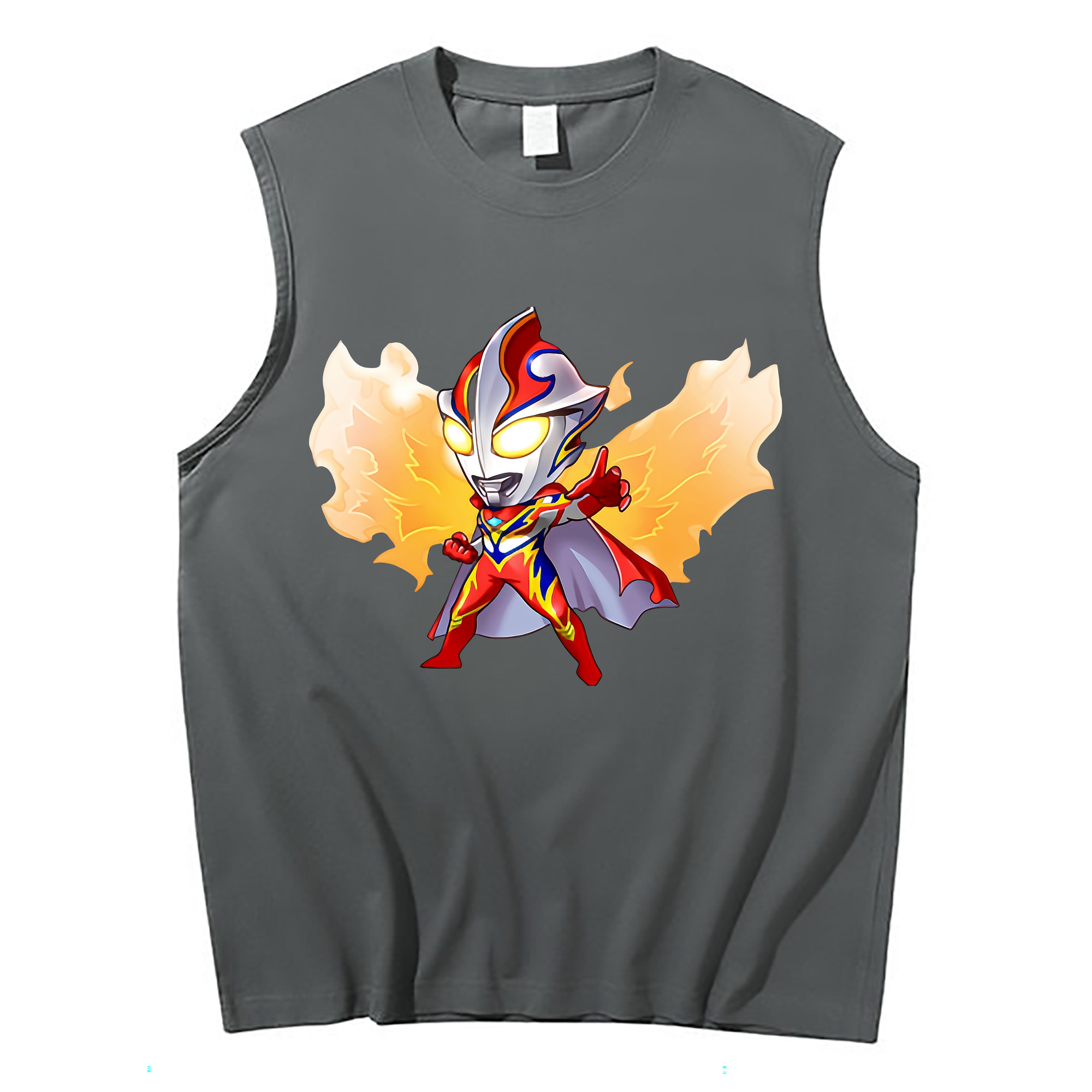 （画像用） ウルトラマン Ultraman コットン100％タンクトップ（フロントプリント）